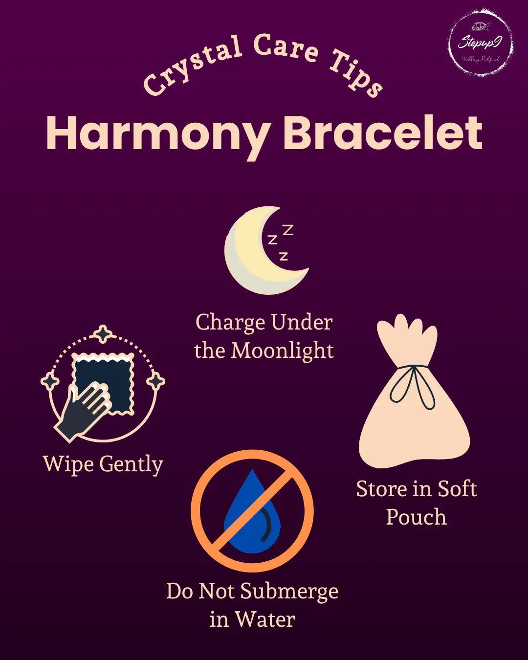 Serenity Harmony Crystal Bracelet - Stepup9