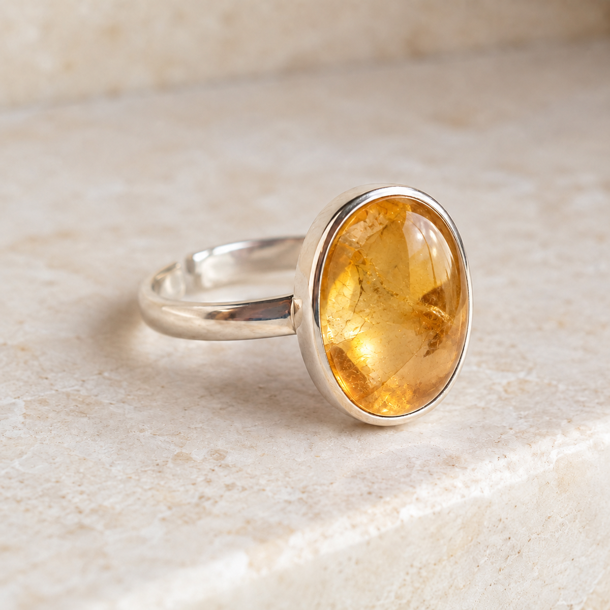 Citrine Ring for Abundance