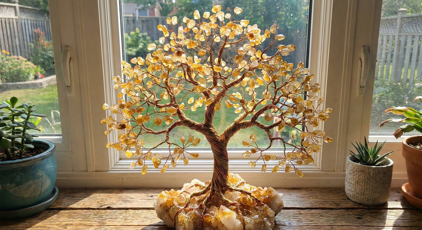 Citrine Crystal Tree