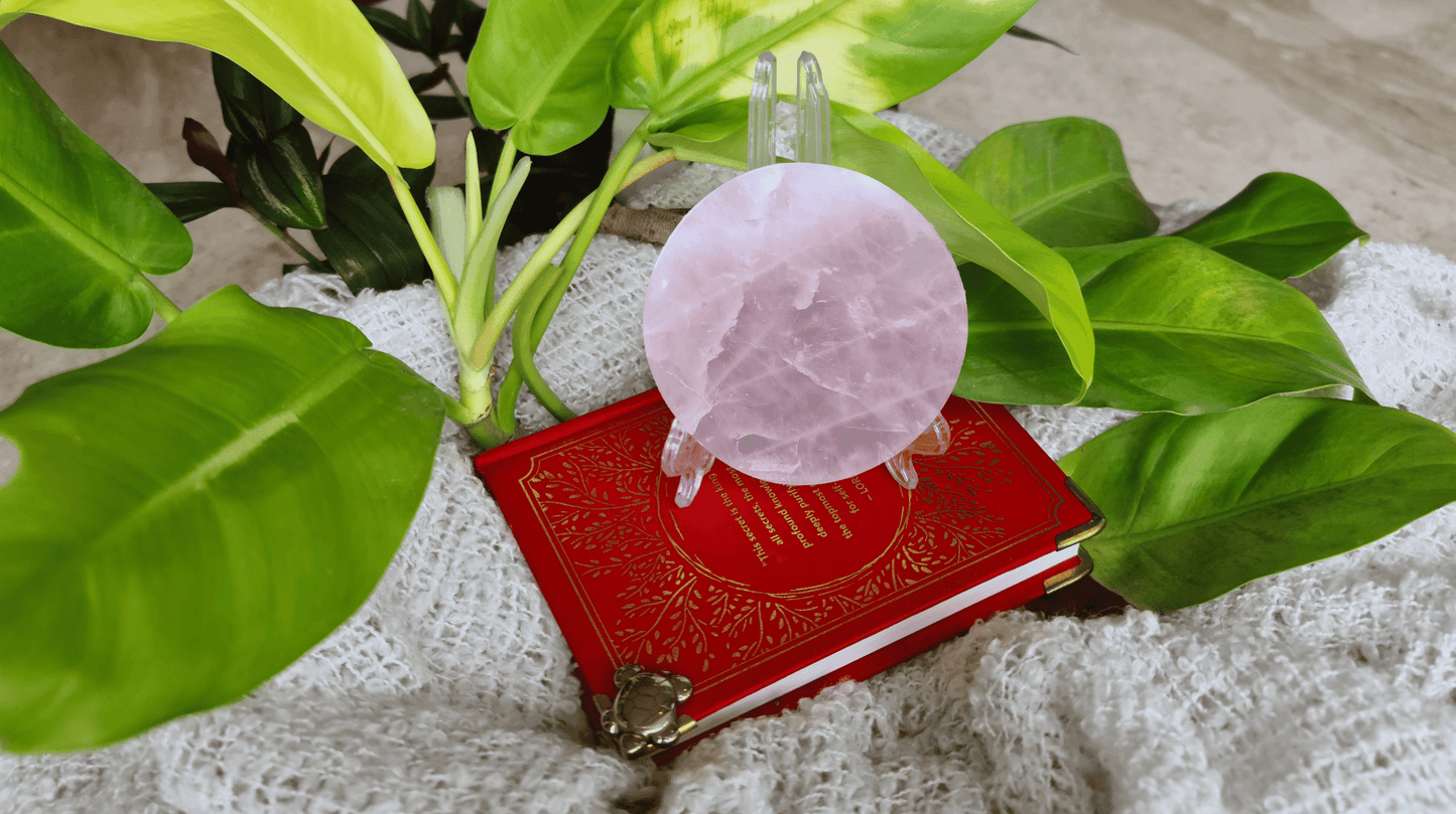 Rose Quartz Round Coaster 4" - Stepup9