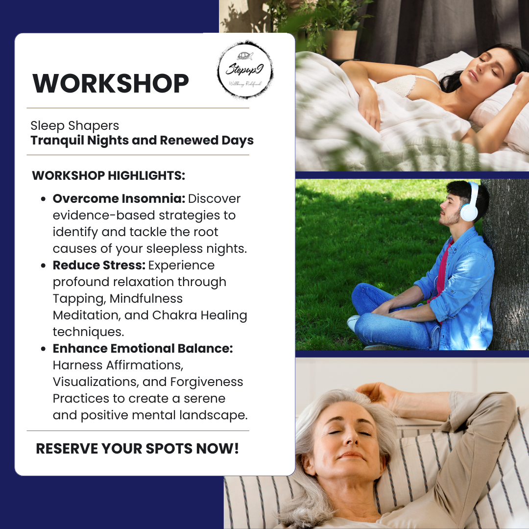 Workshop + Diagnosis and Recommendations + Wind down Meditations + E - Journal