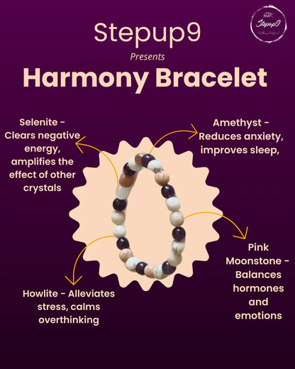 Serenity Harmony Crystal Bracelet  - Stepup9