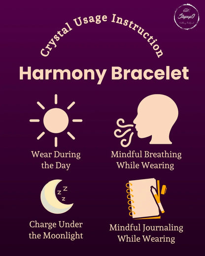 Serenity Harmony Crystal Bracelet  - Stepup9