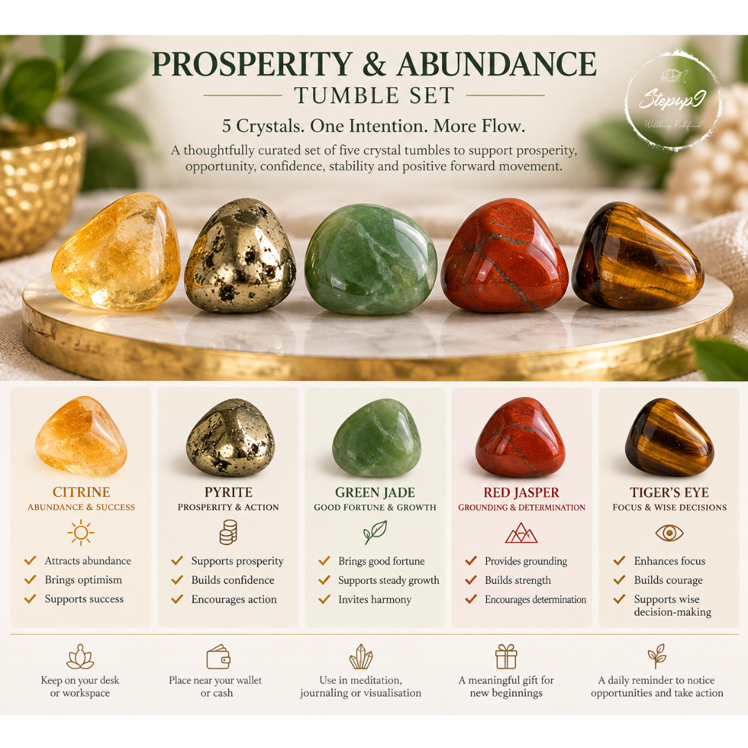 Prosperity and Abundance Tumble Set