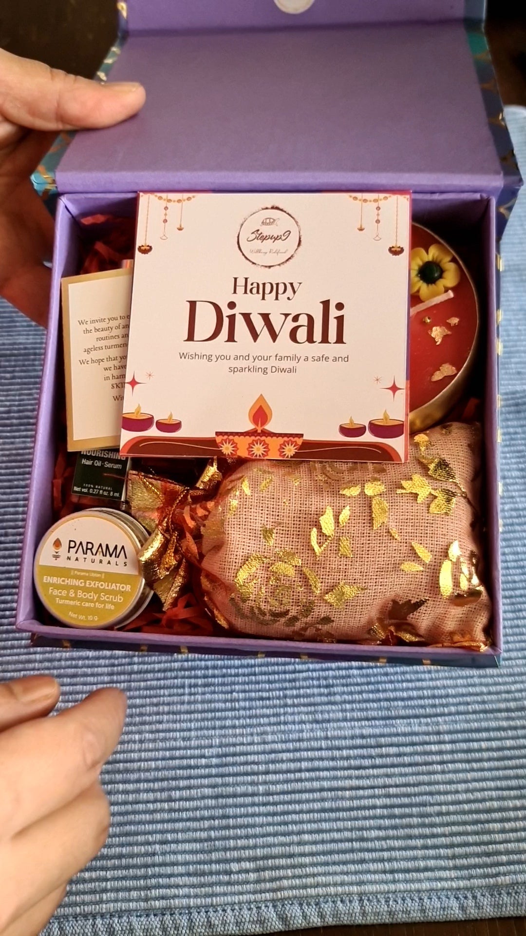 🌸 StepUp9 Diwali Glow & Prosperity Hamper