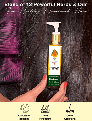 Herb-Enriched Nourishing Hair Oil & Serum - Stepup9