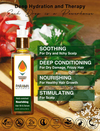 Herb-Enriched Nourishing Hair Oil & Serum - Stepup9