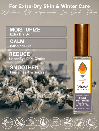 Lavender-Turmeric Intense Moisturising Face Serum - Stepup9