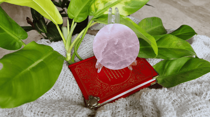 Rose Quartz Round Coaster 4" - Stepup9